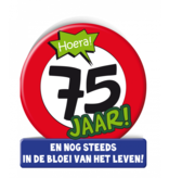 Wenskaart Verkeersbord 75 Jaar