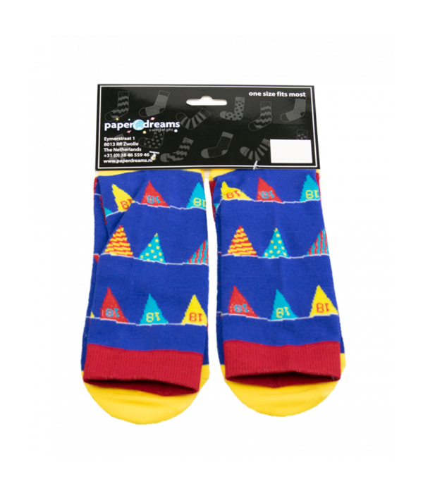 Funny Sokken 18 jaar Eindelijk Volwassen