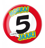 XL Button 5 jaar
