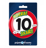 XL Button 10 Jaar