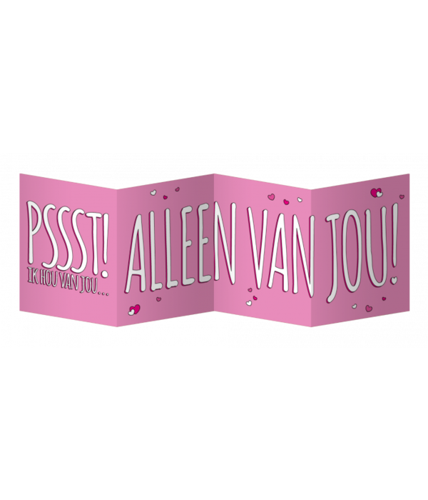 Surprise Card - Ik hou van jou