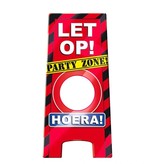 Attentiebord Party Zone Blank