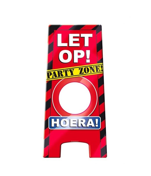 Attentiebord Party Zone Blank