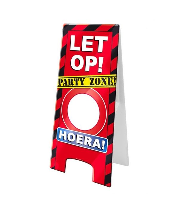 Attentiebord Party Zone Blank