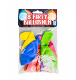 Party Ballonnen Gefeliciteerd - 8 Stuks