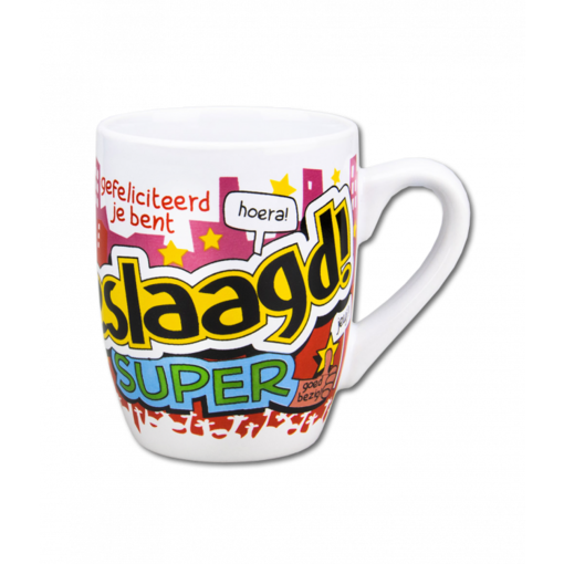 Cartoonmok Hoera Geslaagd