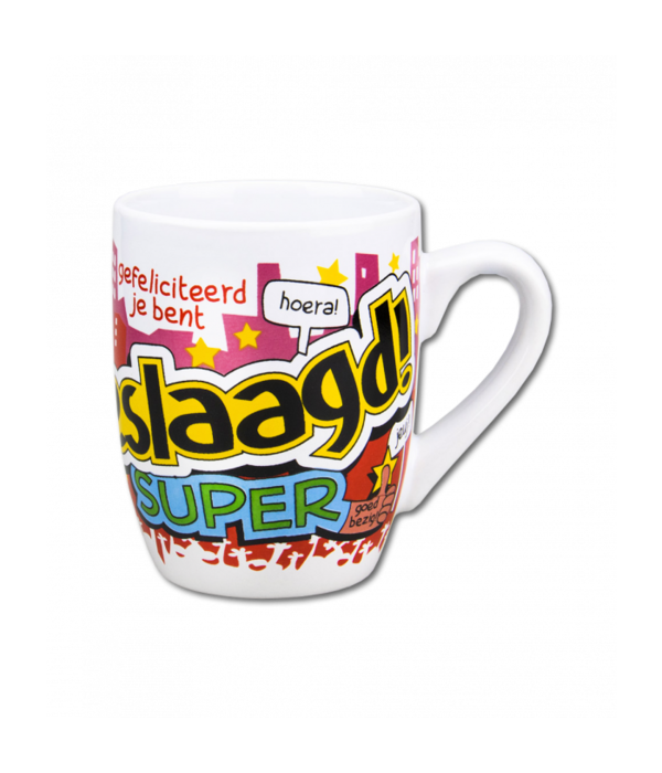 Cartoonmok Hoera Geslaagd