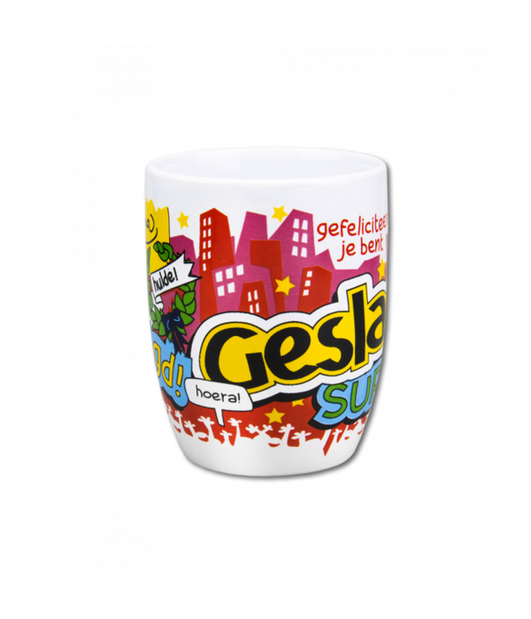 Cartoonmok Hoera Geslaagd