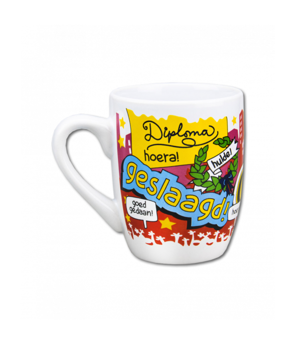 Cartoonmok Hoera Geslaagd