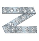 Afzetlint 25 Jaar Zilver (12m)