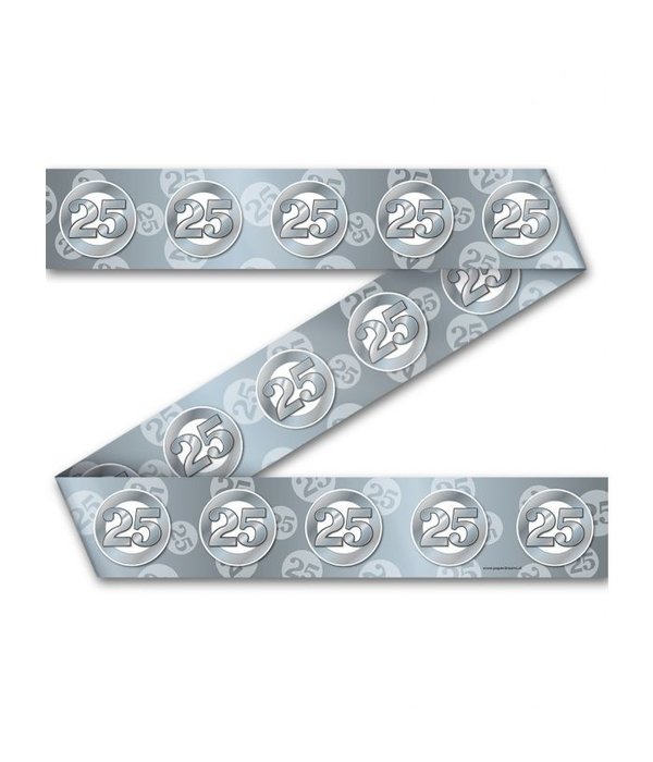 Afzetlint 25 Jaar Zilver (12m)