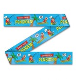 Afzetlint Pensioen Cartoon (12m)