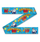 Afzetlint Abraham 50 Jaar Cartoon (12m)