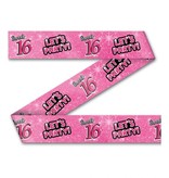 Afzetlint Sweet 16 Roze (12m)