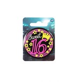 Neon Button Sweet 16 (5,5cm)