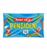 Gevelvlag 'Geniet Van Je Pensioen' - 90x150cm