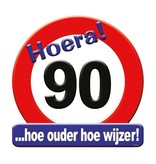 Huldeschild Hoera 90 Jaar