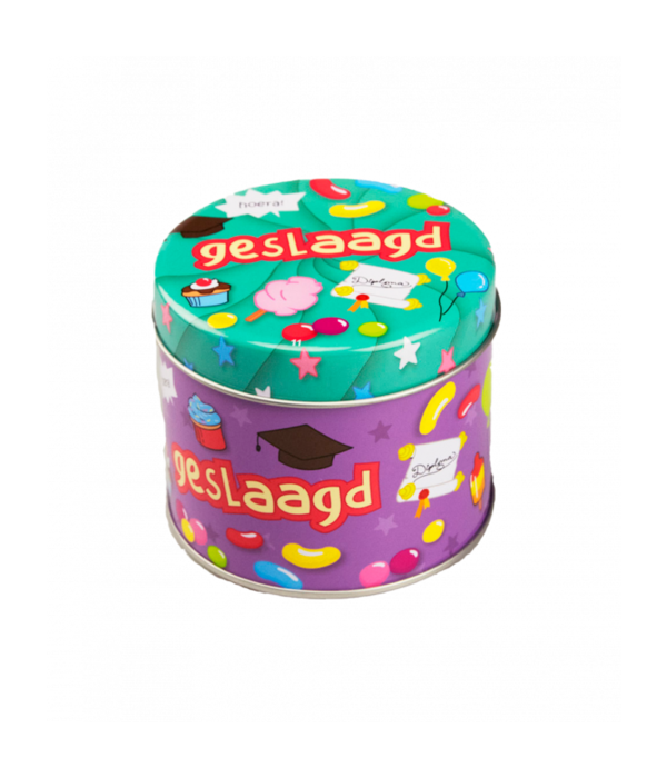 Snoepblik Geslaagd
