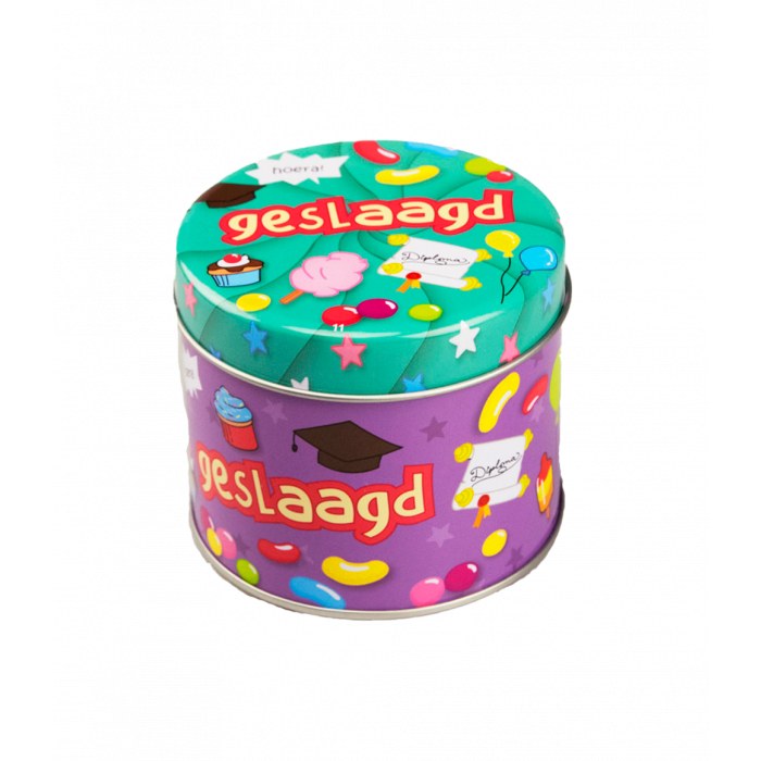 Snoepblik Geslaagd afbeelding