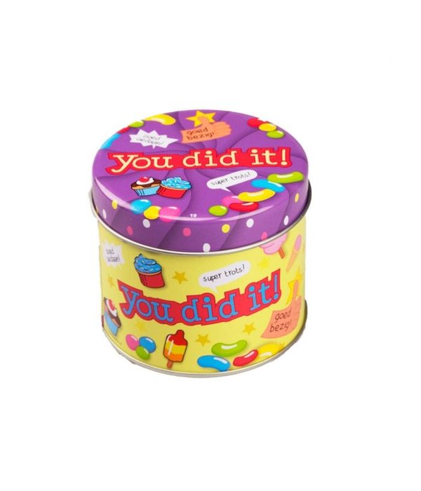 Snoepblik 'You Did It'