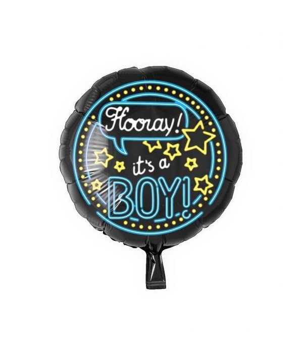 Neon Folieballon It's a boy - 46cm