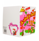 Wenskaart - Ik vind je lief cartoon