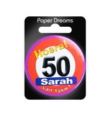 Button klein Sarah verkeersbord