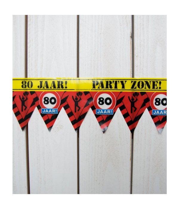 Afzetlint 80 jaar Partyzone