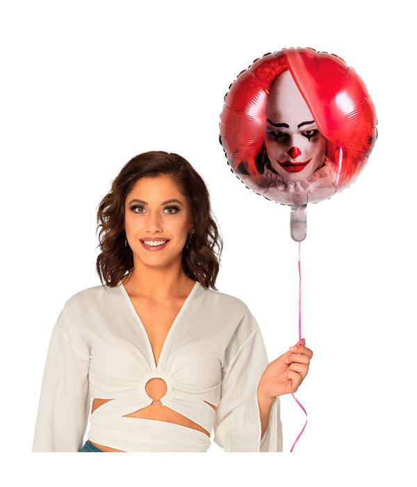 Folieballon Horror Clown Halloween (45cm)
