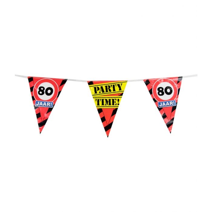 Party Vlaggetjes - 80 Jaar afbeelding