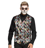 Halloween Gilet Day of the dead
