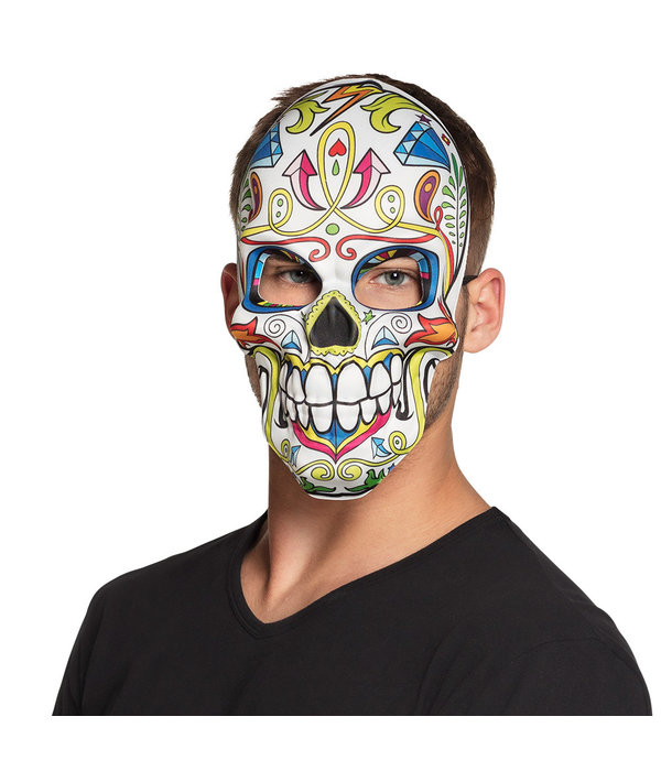 Gezichtsmasker Mr Day of the dead