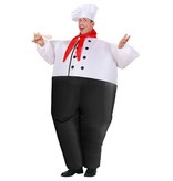 Opblaasbaar kostuum chef kok