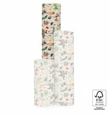Rol Inpakpapier Jungle Dieren en Planten