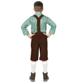 Lederhosen met Blouse kostuum Kind