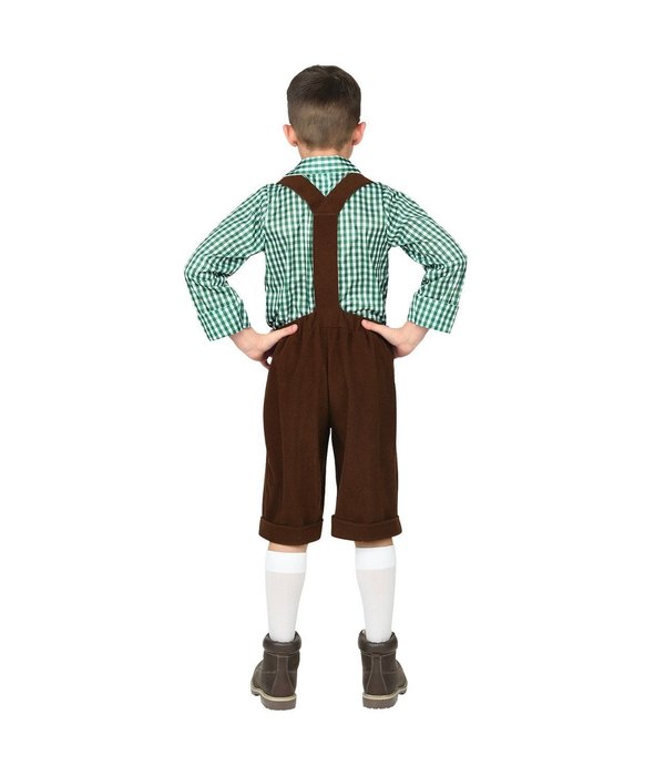 Lederhosen met Blouse kostuum Kind