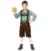 Lederhosen met Blouse kostuum Kind