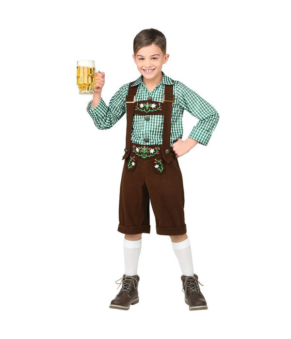 Lederhosen met Blouse kostuum Kind