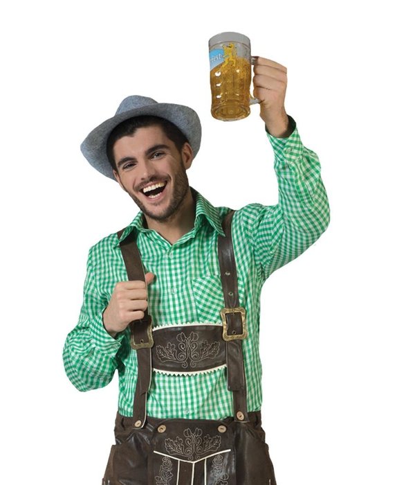 Tiroler blouse groen