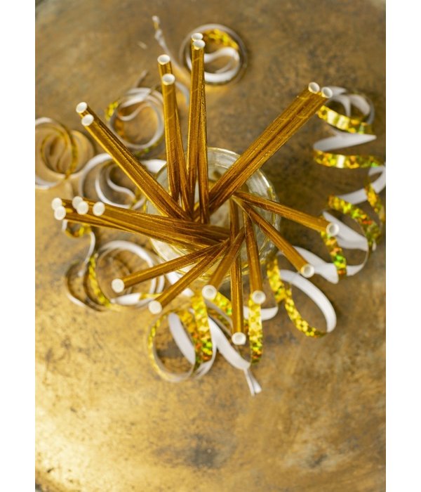 Rietjes Metallic Goud (20st)