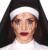 Gezichtsjuwelen Stickers Halloween