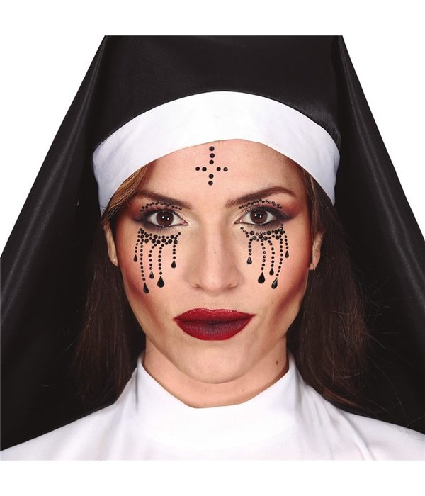 Gezichtsjuwelen Stickers Halloween