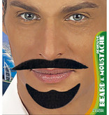 Baard en snor zwart Arabier