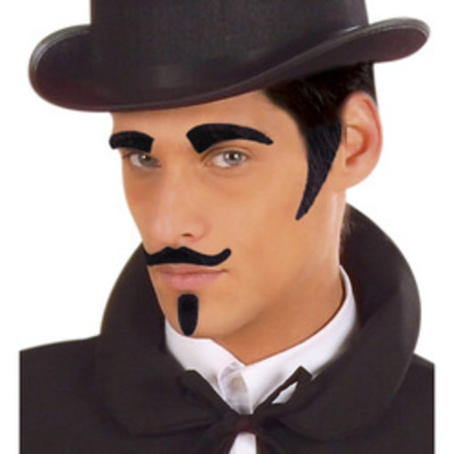 Wenkbrauwen + Bakkebaard + Snor + Sik