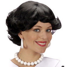 Pruik Audrey zwart