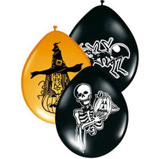 Halloween ballonnen 30cm 8 stuks