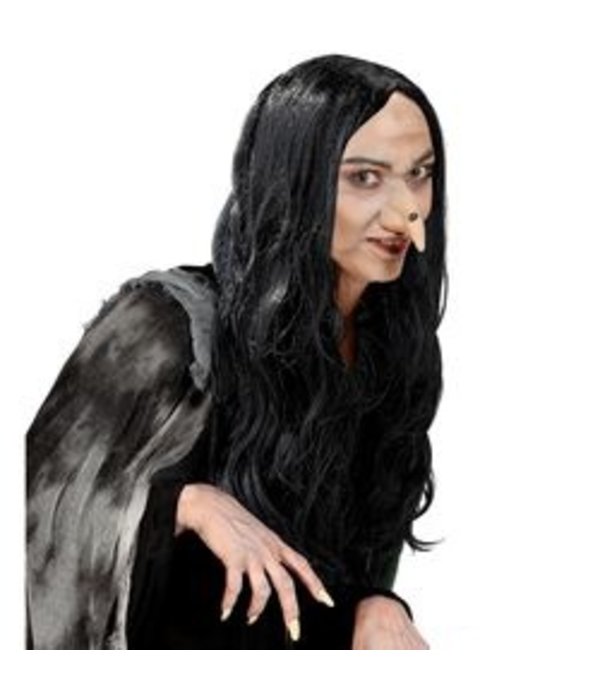 Pruik Heks Amelia zwart