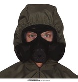 Plastic Gasmasker Zwart