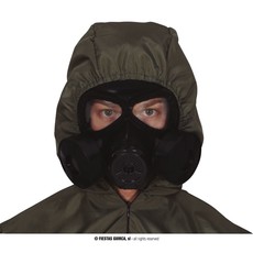 Plastic Gasmasker Zwart