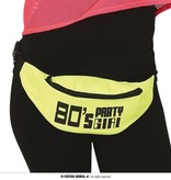 Heuptasje 80's Party Girl Geel